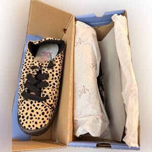 Jellypop Varsity Cheetah Leopard Print Sneakers 9M NWT Tennis Shoes Casual